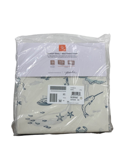 Shop Stokke Sleepi Fitted Sheet By Petit Pehr, Life Aquatic, V3 at GoodBuy Gear