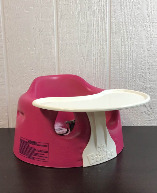 used Bumbo Floor Seat With Play Tray, Pink