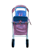 secondhand Wonderfold W2 Luxe Multifunctional Double Stroller Wagon, Petal Pop Limited Edition, 2023