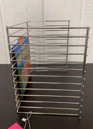 Melissa & Doug Deluxe Metal Wire Puzzle Storage Rack for 12 Small