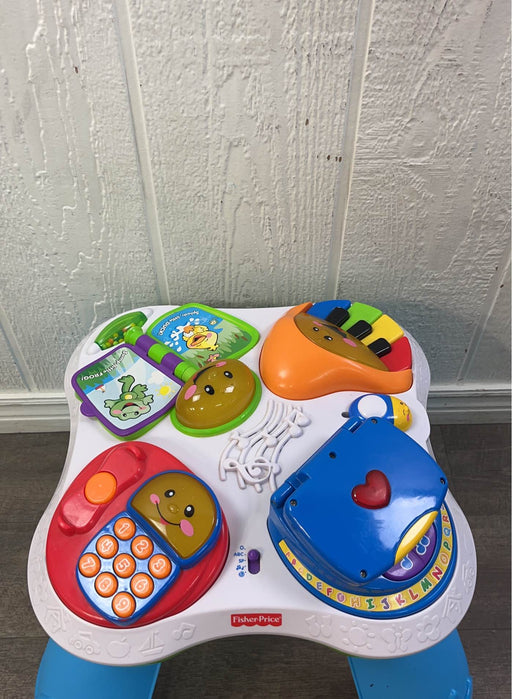 secondhand Fisher Price Laugh & Learn Learning Table, Friends Musical Table 