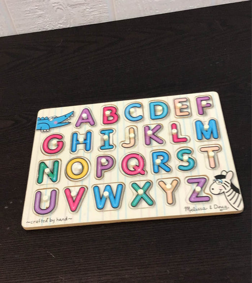 used Melissa & Doug Lift & See Peg Puzzle