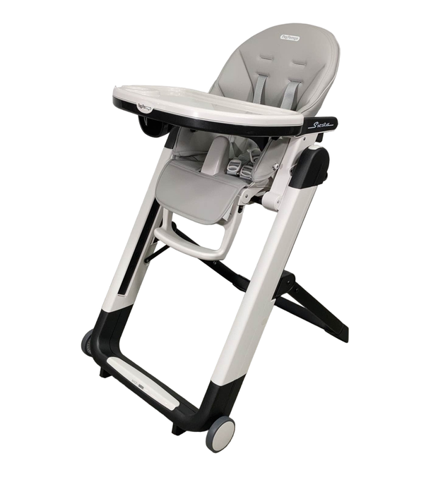 used Peg Perego Siesta High Chair, Ice Grey