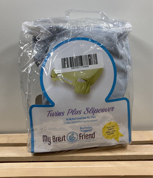 Shop My Brest Friend Twins Plus Slipcover, Blue Mini Dots at GoodBuy Gear