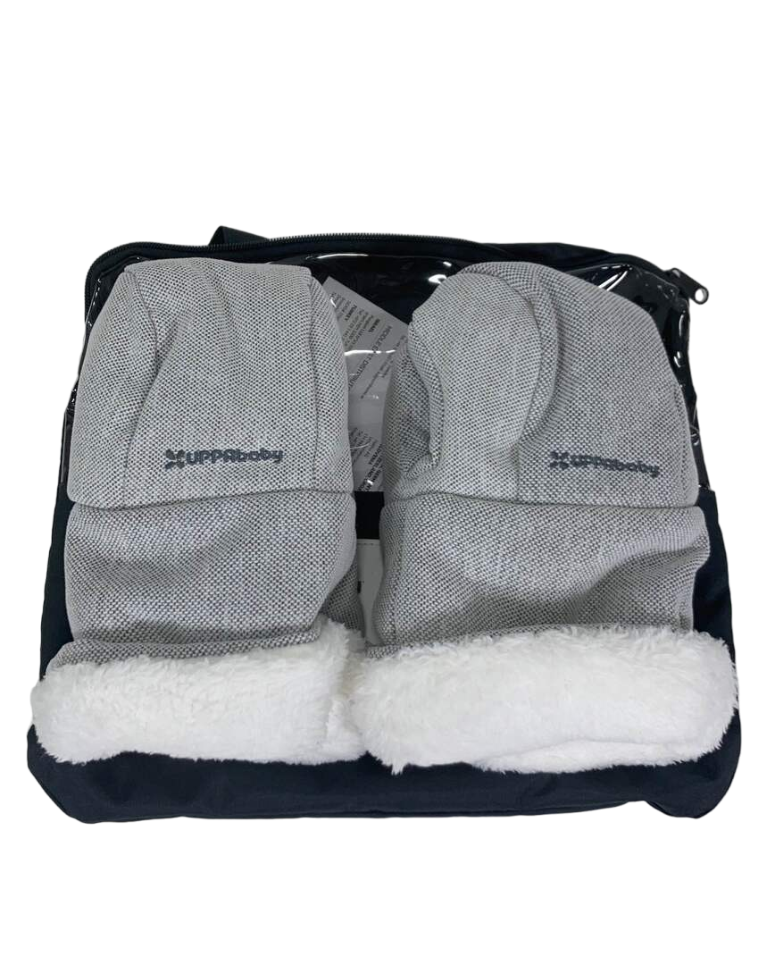 uppababy hand muffs UPPAbaby Cozy Handmuffs, Jordan/Greyson (Charcoal Melange)