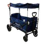 used Wonderfold X2 Push + Pull Double Stroller Wagon, 2022, Sapphire Navy