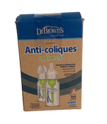 used Dr. Brown's Options+ Anti-colic Narrow Glass Bottles 2-Pack, 4oz