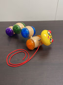 used Hape Baby Einstein Inch Along Cal Wooden Pull Toy