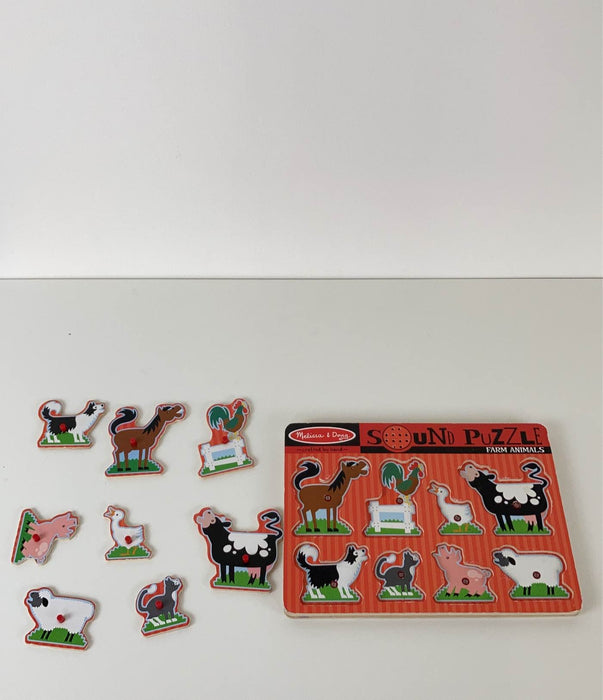 Shop Melissa & Doug Sound Puzzle, Farm Animals at GoodBuy Gear
