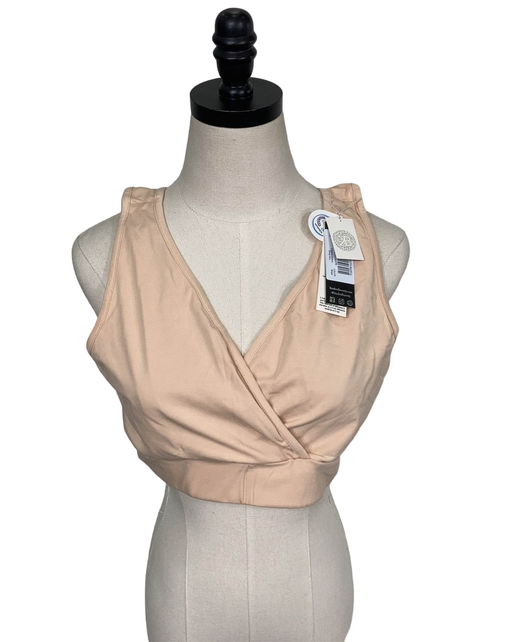 Shop Kindred Bravely Organic Cotton Nursing & Sleep Bra, Large, Busty, Beige at GoodBuy Gear