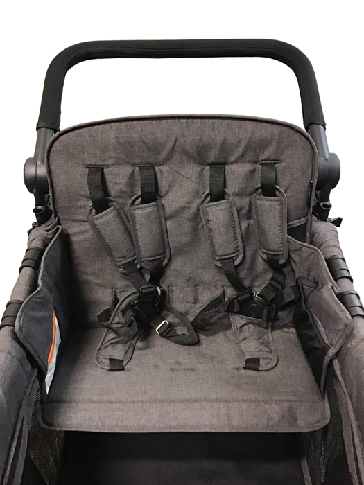 Wonderfold W4 Elite Stroller Wagon, Charcoal Gray, 2022