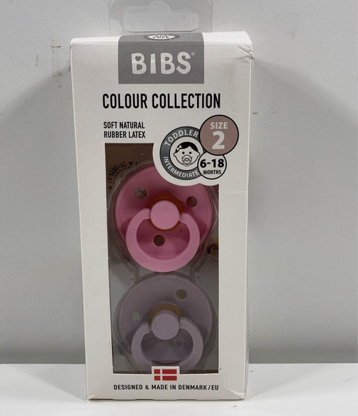 used Bibs 2-Pack Pacifiers, Lavender/Baby Pink - HIDDEN NEEDS PHOTOS