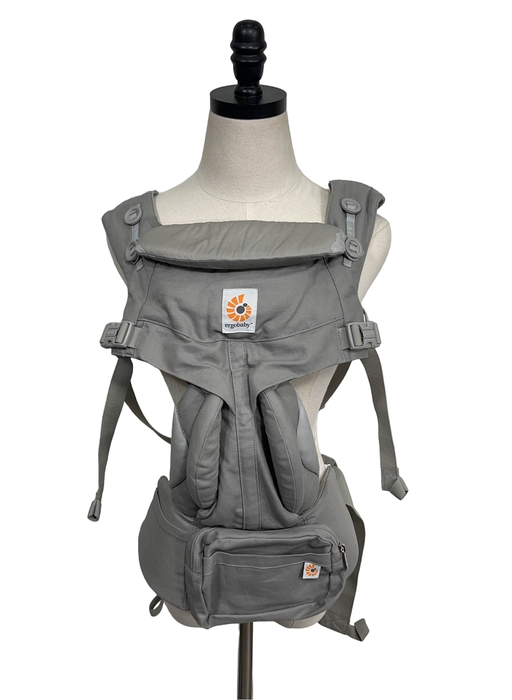 used Ergobaby Omni 360 Cotton Baby Carrier, Pearl Grey