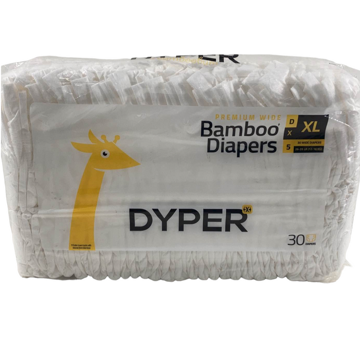 DYPER Bamboo Diapers, XL, 1 Sleeve