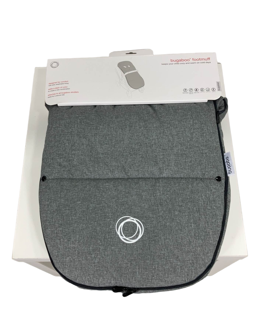 grey melange footmuff bugaboo Bugaboo Footmuff, Grey Melange