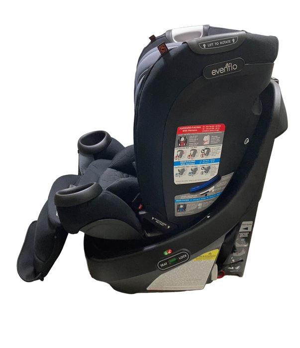 secondhand Evenflo Gold Revolve 360 Extend All-in-one Rotational Car Seat With SensorSafe, 2023, Revere