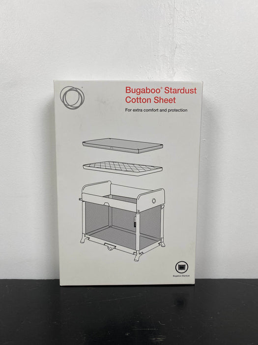 used Bugaboo Stardust Sheet, Mineral White