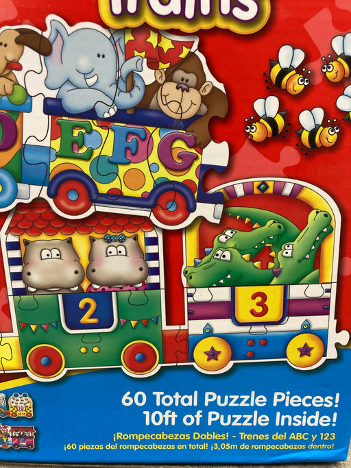 secondhand The Learning Journey Floor Puzzle, ABC and 123s