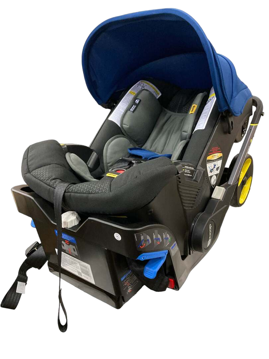 used Doona Infant Car Seat & Stroller Combo, 2022, Royal Blue