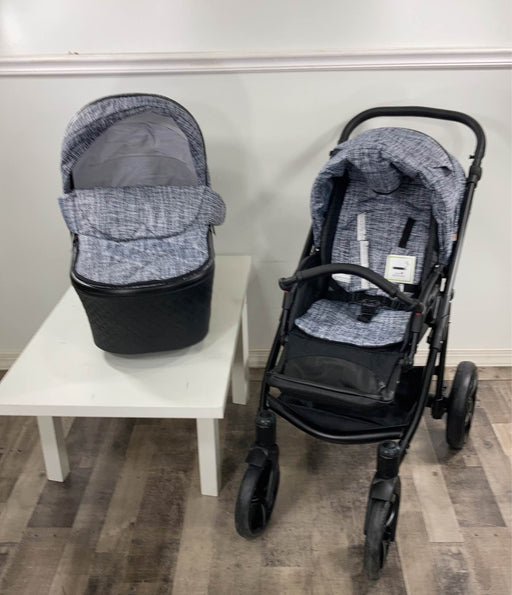 used Venicci Gusto 2 in 1 Travel System, 2018, Shadow Fashion Black