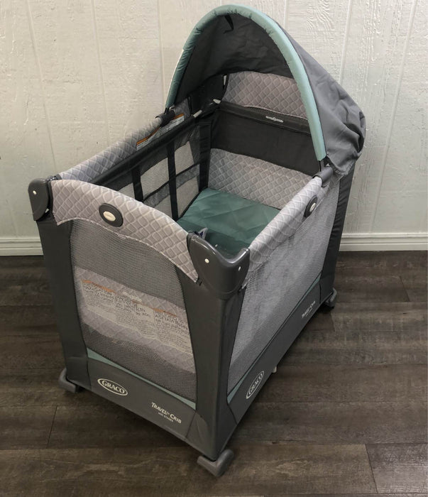 used Graco Travel Lite Crib, With Stages