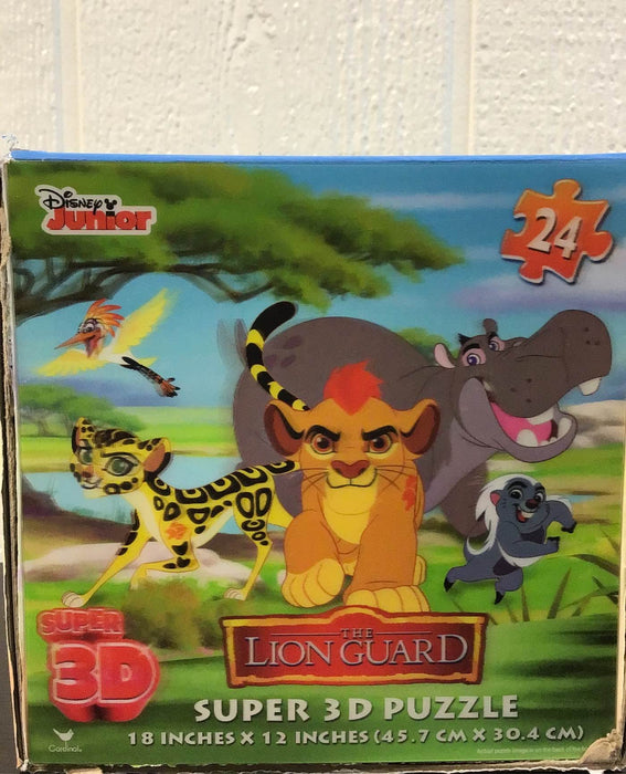 secondhand Cardinal Disney Puzzle, The Lion Guard 24 piece