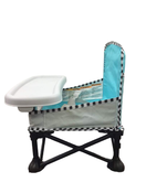 secondhand Summer Infant Pop 'n Sit Portable Booster, SE, Aqua Sugar