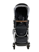 secondhand Mockingbird Single to Double Stroller, 2022, Silver with Penny Leather, Watercolor Drops, Black