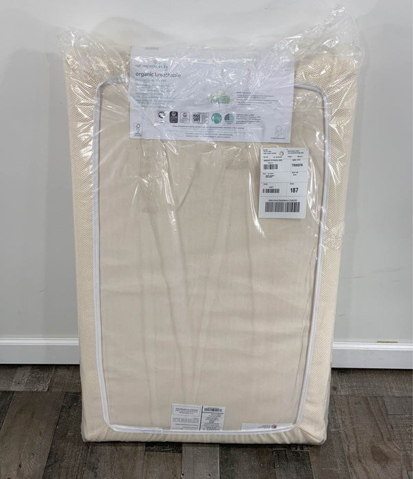 secondhand Naturepedic Organic Mini Crib Mattress