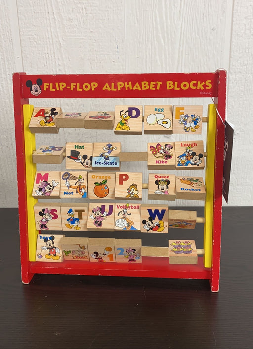 used Disney Flip Flop Alphabet Blocks
