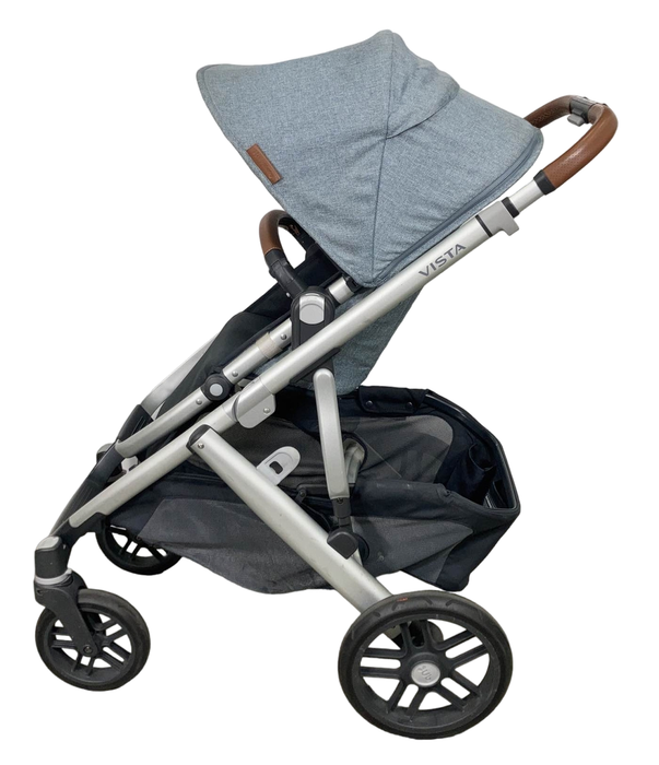 secondhand UPPAbaby VISTA V2 Stroller, 2019, Gregory (Blue Melange)