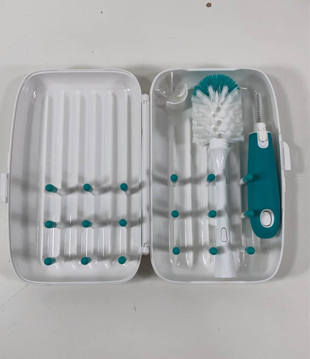 Shop OXO Tot On The Go Drying Rack With Bottle Brush, Teal at GoodBuy Gear