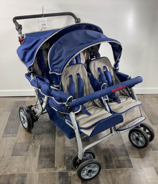 secondhand Angeles 4 Passenger Sure stop Folding Bye-bye Stroller