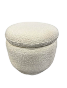 used Babyletto Enoki Storage Ottoman, Ivory Boucle