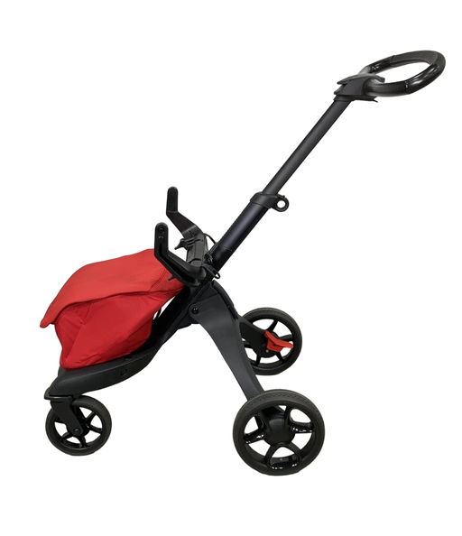 secondhand Stokke Xplory Stroller Frame, 2021 Ruby Red