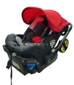 used Doona Infant Car Seat & Stroller Combo, 2022, Flame Red