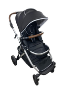 used Mockingbird Single to Double Stroller, 2022, Silver with Penny Leather, Windowpane, Black