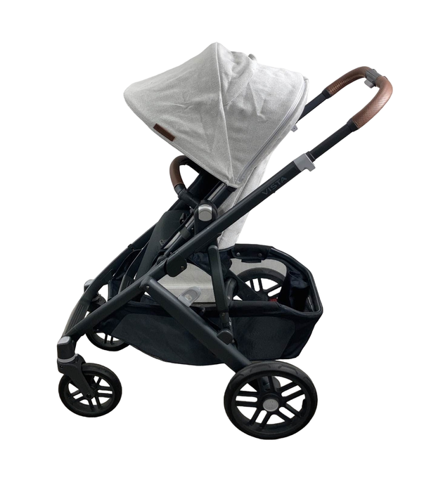 secondhand UPPAbaby VISTA V2 Stroller, 2022, Anthony (White & Grey Chenille)