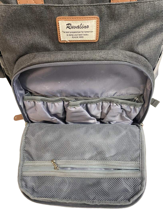Shop Ruvalino Diaper Backpack, Grey at GoodBuy Gear