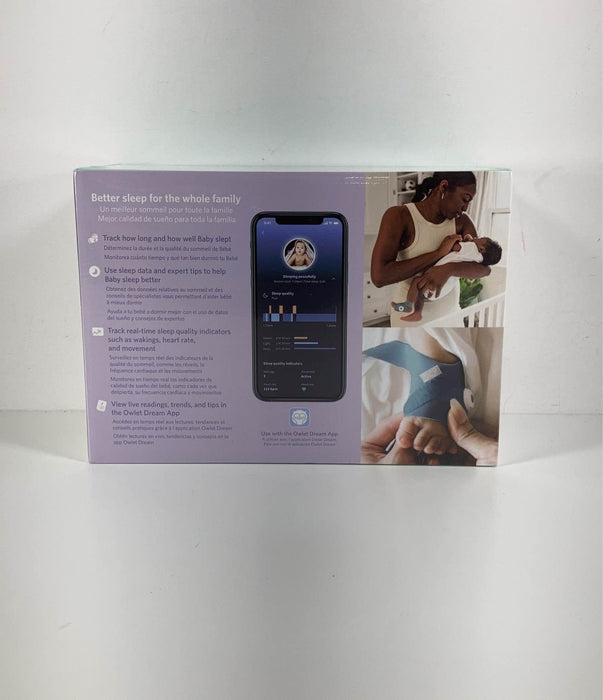 used Owlet Dream Sock, bedtime blue