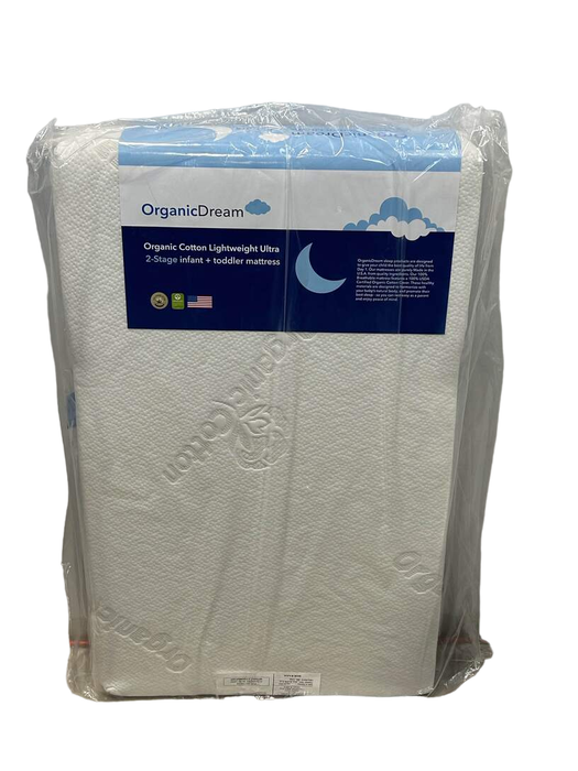 Shop Organic Dream Organic Cotton 2-Stage Lightweight Ultra Crib Mattress Mini at GoodBuy Gear