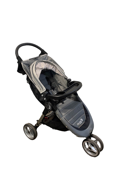 secondhand Baby Jogger City Mini Single Stroller, 2018, Black/Gray