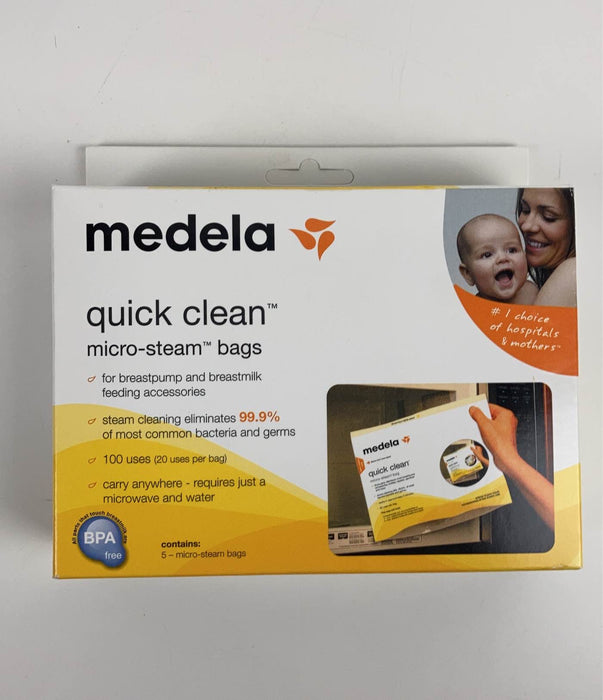 Shop Medela Quick Clean Micro Steam Bags, Box of 5 at GoodBuy Gear