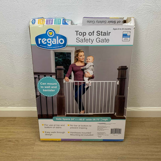 used Regalo Top Of Stairs Baby Gate