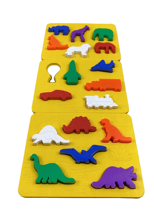 used Discovery Toys Stencil Puzzle