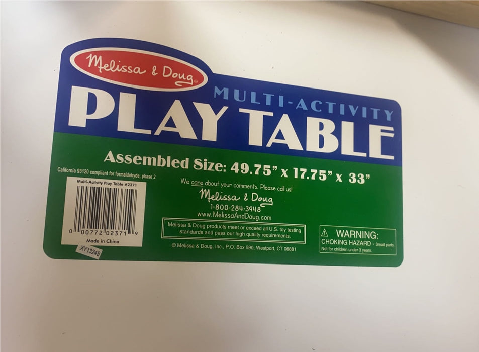 used Melissa & Doug Multi-Activity Play Table