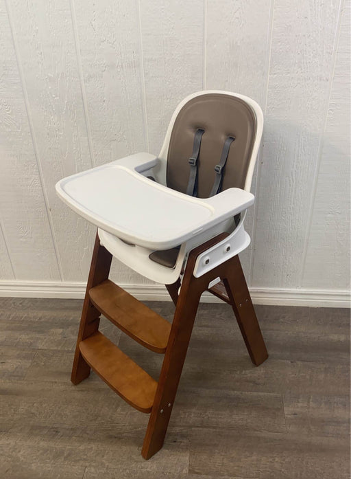 used OXO Tot Sprout High Chair, Taupe/Walnut