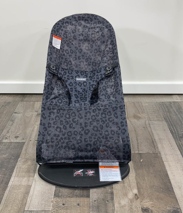 secondhand BabyBjorn Bouncer Bliss, Anthracite/Leopard, Mesh