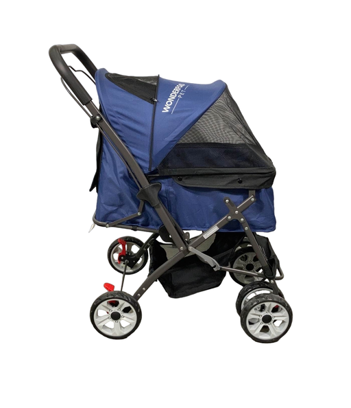 secondhand Wonderfold Pet Stroller, Midnight Blue