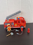 used Tooky Toy Wooden Fire Truck